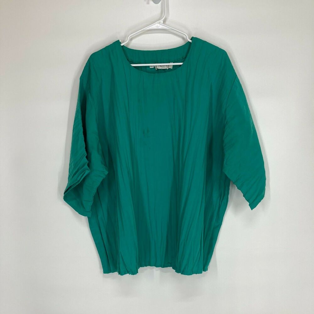 Designs By Julie Blue Blouse Women’s Size XL